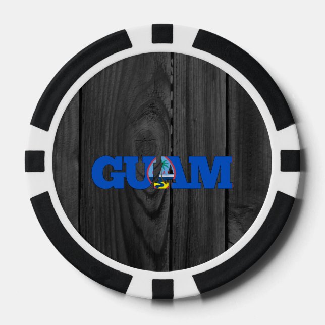 Lot De Jeton De Poker Guam (Recto)