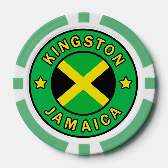 Lot De Jeton De Poker Kingston Jamaïque (Recto)