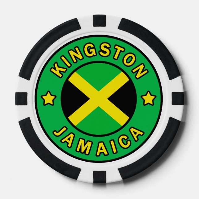 Lot De Jeton De Poker Kingston Jamaïque (Recto)