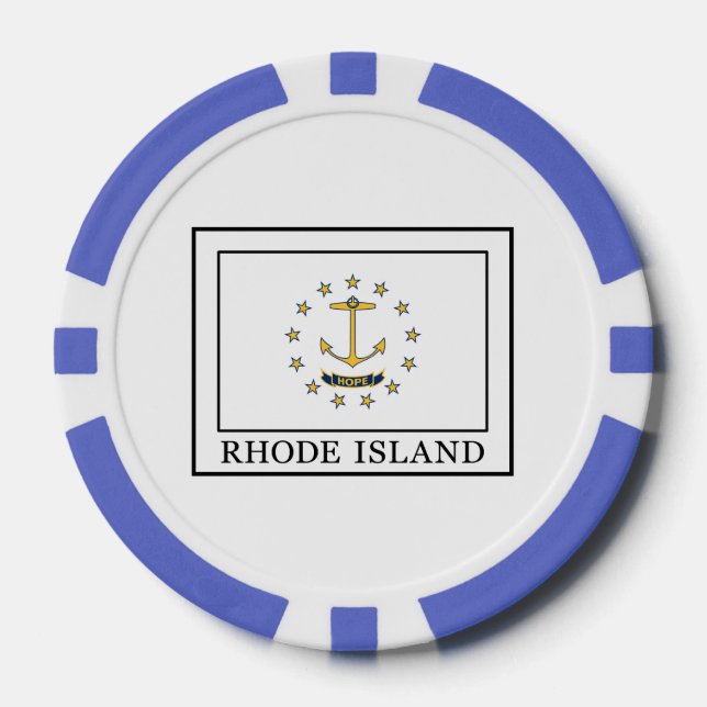 Lot De Jeton De Poker L'île Rhode (Recto)