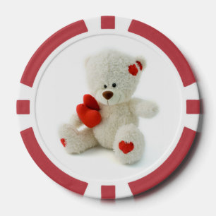 Lot De Jeton De Poker Love Teddy Valentine puces de poker sur mesure