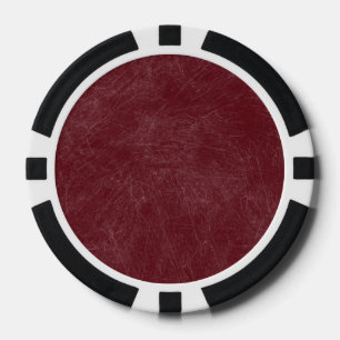 Lot De Jeton De Poker Maroon Red Retro Grunge Scratched Texture