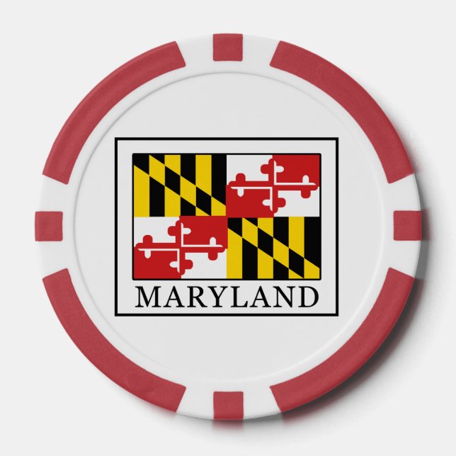 Lot De Jeton De Poker Maryland (Recto)