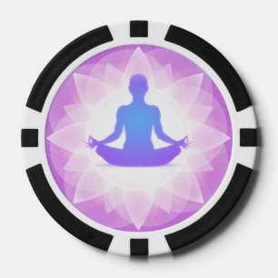 Lot De Jeton De Poker Méditation de yoga