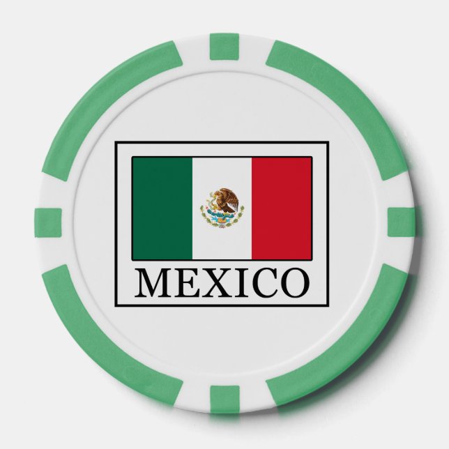 Lot De Jeton De Poker Mexique (Recto)