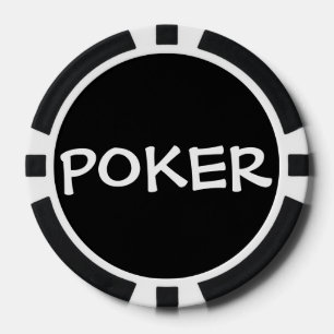 Lot De Jeton De Poker Noir & Blanc (Personnaliser) - Chips de Poker
