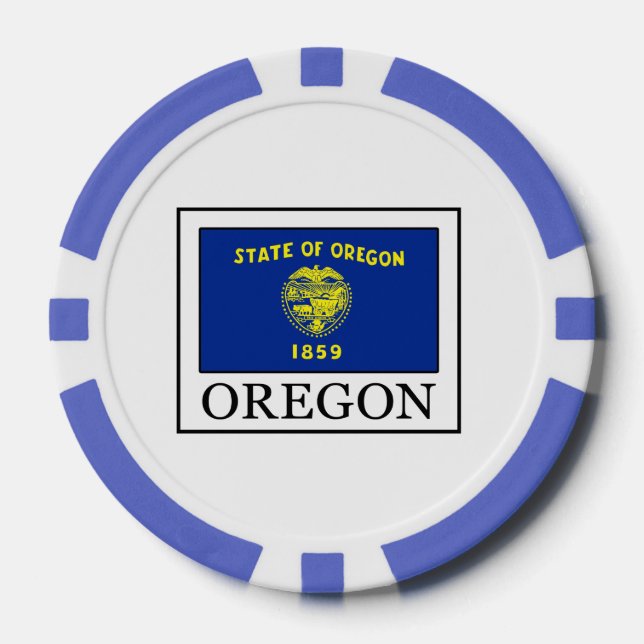 Lot De Jeton De Poker Oregon (Recto)