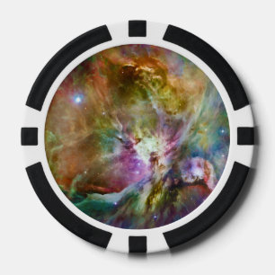 Lot De Jeton De Poker Orion décoratif Nebula Galaxy Photo spatiale
