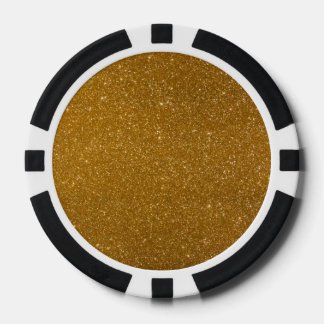 Lot De Jeton De Poker Parties scintillant d'or