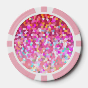 Lot De Jeton De Poker Poker Chip Mosaic Sparkley Texture