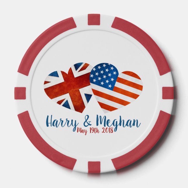 Lot De Jeton De Poker Quand Harry a rencontré Meghan (Recto)