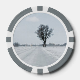 Lot De Jeton De Poker Rural winter road