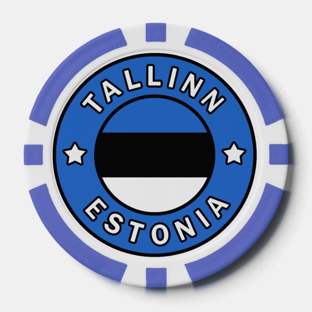 Lot De Jeton De Poker Tallinn Estonie (Recto)