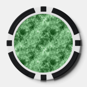 Lot De Jeton De Poker Texture écaillée vert foncé