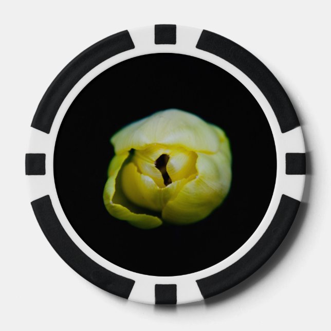 Lot De Jeton De Poker Tulipe fermée (Recto)