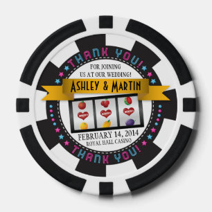 Lot De Jeton De Poker Vegas Casino Destination Mariage Merci Favor