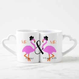 Lot De Mugs Gay Newlyweds Personnalisé Mignonne Mariage Cadeau