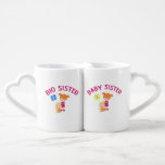 Lot De Mugs Grande soeur Baby soeur<br><div class="desc">Tasse à café soeur pour les grandes et les petites soeurs.</div>