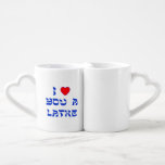 Lot De Mugs Je t'aime un Latke<br><div class="desc">Grand cadeau de Chanukah pour dire à quelqu'un combien vous les aimez avec un jeu de mots avec le Latke !</div>