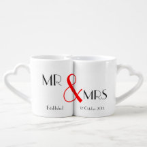 Les Nouveaux mariés M. Et Mme Cadeau Personnalisé