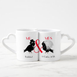 Lot De Mugs M. Et Mme Newlyhed Couple Mariage personnalisé