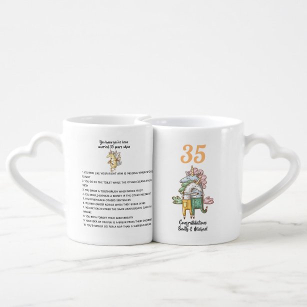 Cadeaux 35 Ans de mariage Zazzle.fr