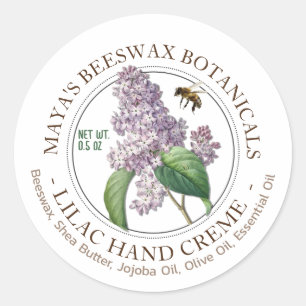 Lotion Beurre d'abeille réaliste Lilac Étiquette