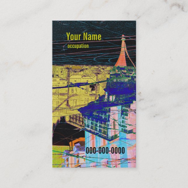 lotisseur, architecte, carte de visite de (Devant)