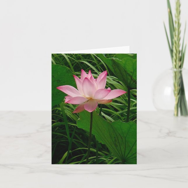 Lotus Carte pour notes (Devant)