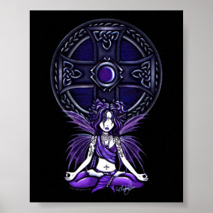 "Lotus Celtique" Yoga Chic Posters de Fée