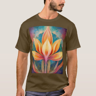 Lotus en fleurs : Serenity dans le T-shirt design