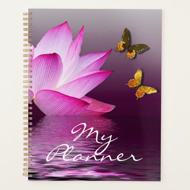 Lotus et papillons (Devant)
