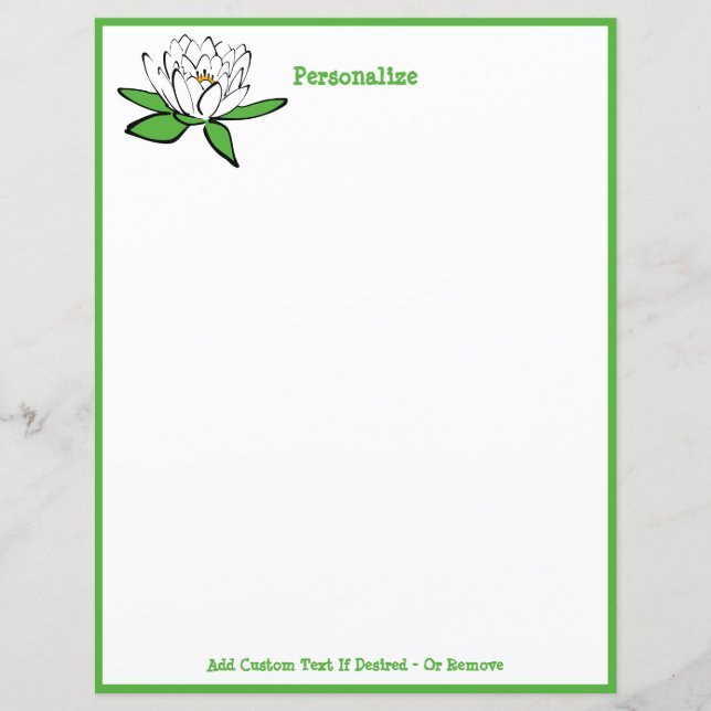 Lotus Fleur Zen Yoga Personnaliser (Devant)