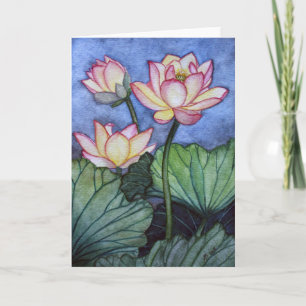 Lotus Flowers #5 Carte de voeux