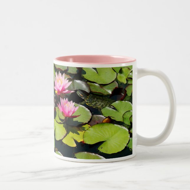 Lotus/Lilypads et tasse de tortue (Droit)