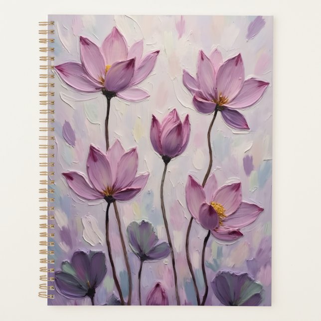 Lotus – Peinture à l'huile (Devant)