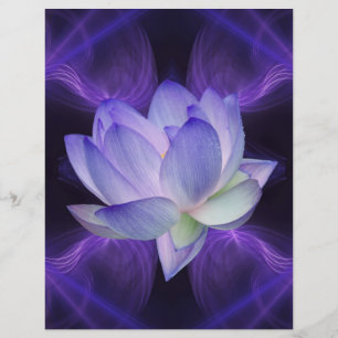 Lotus pourpre et géométrie sacrée