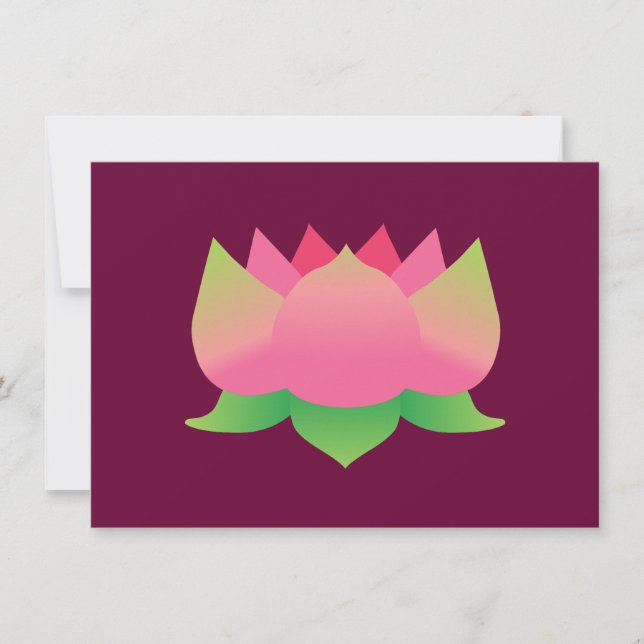 Lotus rose (Devant)