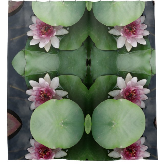 Lotus rose Fleur Photo Douche Rideau (Devant)