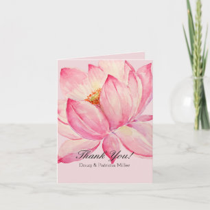 Lotus rose Merci floral