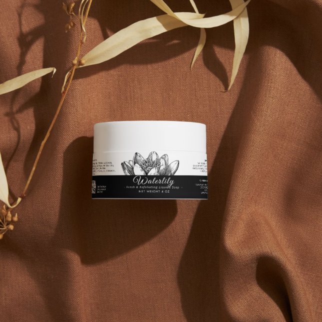 Lotus Soap Bar Belly Band Produit Étiquette Wrap (Lotus Soap Bar Belly Band Product Label Wrap
)