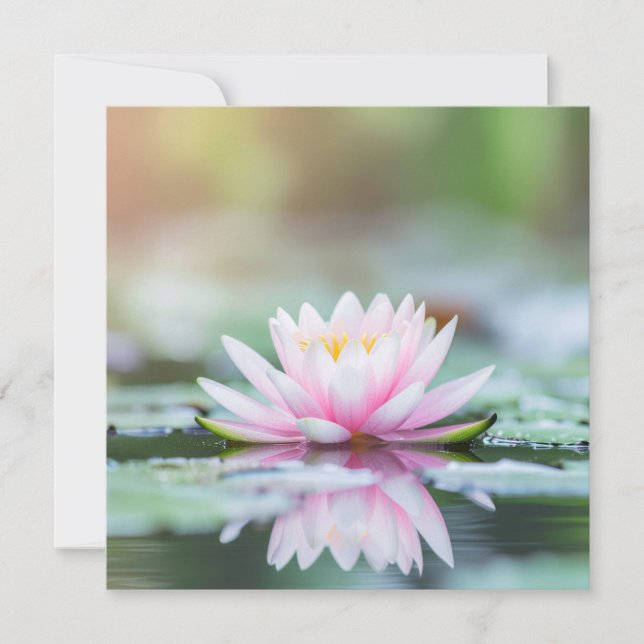 LOTUS - ZEN BUDDHISM - Greeting cards (Devant)