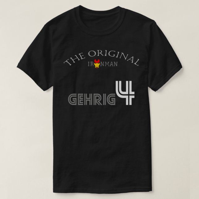 Lou Gehrig TShirt 2 (Design devant)