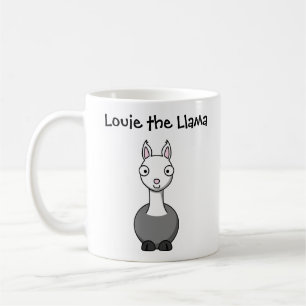 Louie la Llama personnalisées Dessin d'enfant Mug
