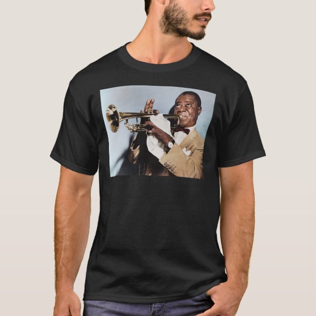 Louis Armstrong, T-shirt classique coloré 1953 (Devant)
