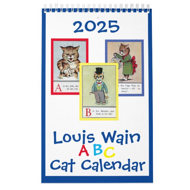 Louis Wain ABC Chats, Calendrier (Protection)