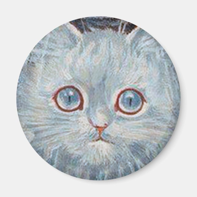 Louis Wain cat Magnet (Devant)