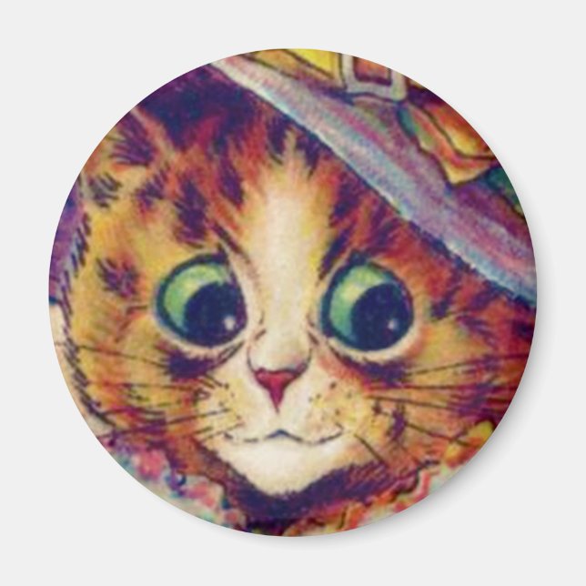 Louis Wain cat Magnet (Devant)