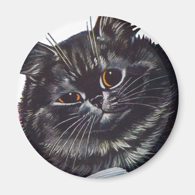 Louis Wain cat Magnet (Devant)