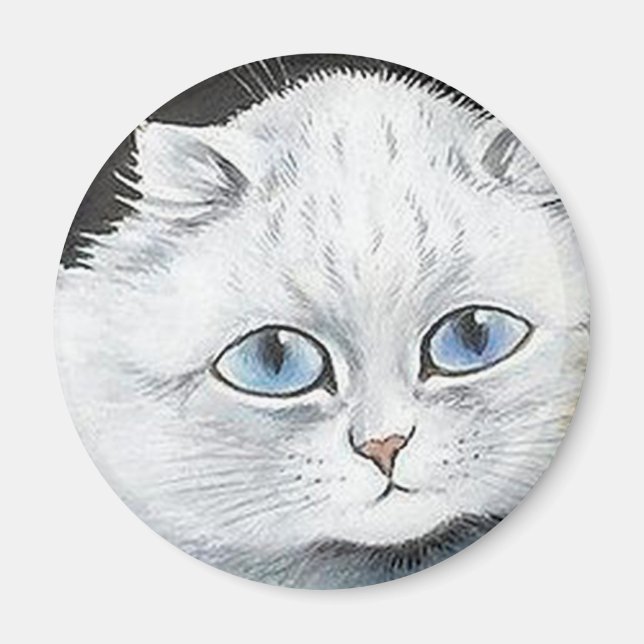 Louis Wain cat Magnet (Devant)